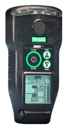 SIRIUS [ MultiGas Detector ] Instruction Manual Manufactured by: MSA INSTRUMENT DIVISION