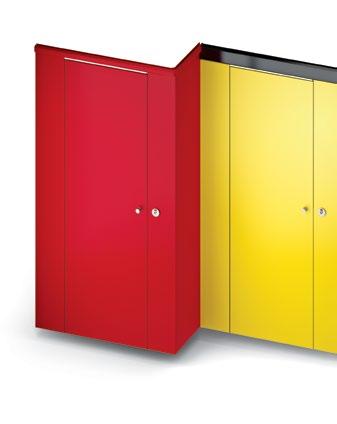 YOUR SINGLE SOURCE SOLUTION FOR CUBICLES, LOCKERS & BENCHES Material Our collections are constructed of 13 mm thick High Pressure Laminate (HPL), which is anti-microbial, non-porous, water resistant,