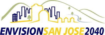 Envision San Jose 2040 Visionary Strategies - Villages and Corridors - Regional Job Center - Focused Growth Areas - Measurable Sustainability -