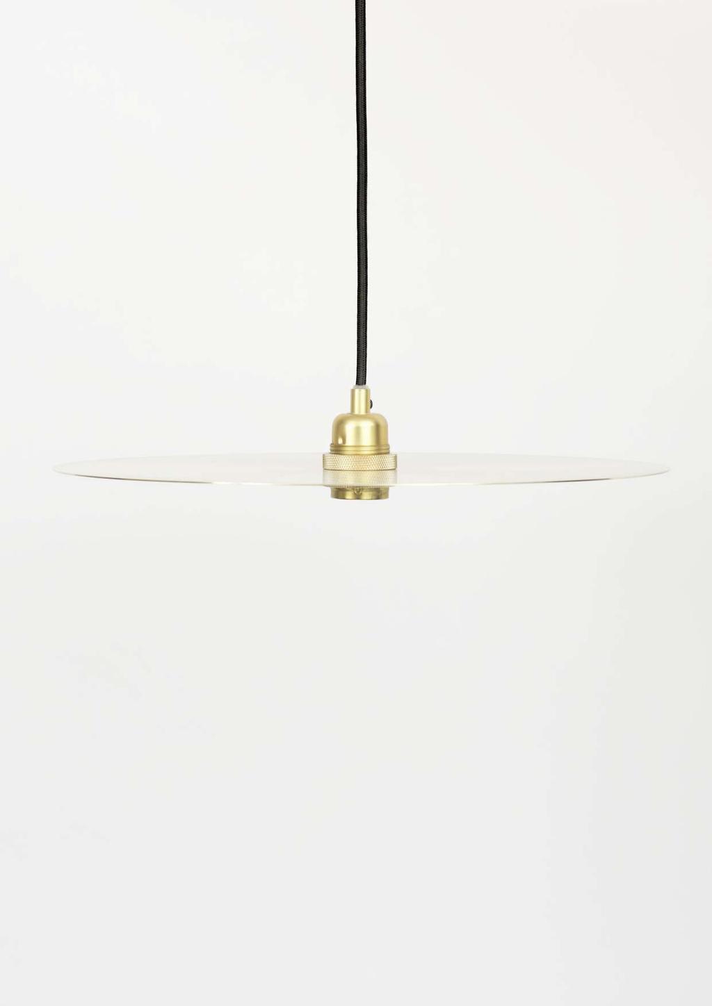Ø350 Ø250 Ø150 GEOMETRIC SHADE CIRCLE Design Frama Year 2015 Typology Collection Origin Material Finish Note Lampshade Permanent lighting Denmark Brass Clear wet laquered Available as a set with E27
