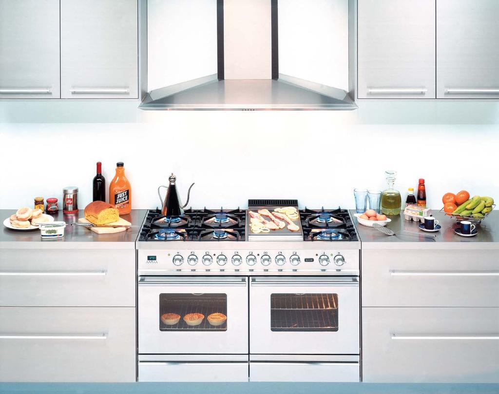 QUADRA - PDW 120 Series 120cm freestanding Double oven 60cm + 60CM ovens with multiple cooktop options PDW 120 Series Double Oven Available in Stainless Steel, Gloss Black, Bright White or Nostalgie