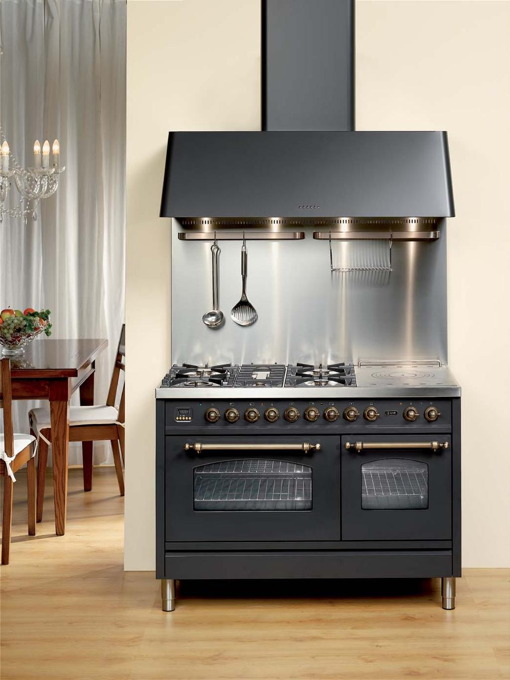 Nostalgie SERIES TRADITIONAL COUNTRY STYLE ovens Nostalgie SERIES ILVE Nostalgie ovens offer attractive and traditional country style finishes that enhance the appearance of any kitchen.