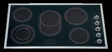 variation Full sealed hob to bench protective perimeter frame Low profile 50mm deep Total maximum power load 6.