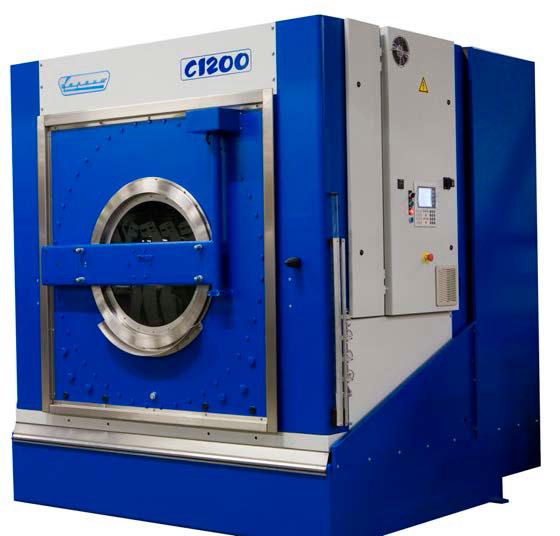 suspension system Large door with pneumatic opening (option) The door opening on the Lapauw Open Pocket washers is big, assuring
