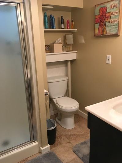 1. Room Hall Bathroom1 Ceiling and walls are in good condition overall. Accessible outlets operate. Light fixture operates. 2.