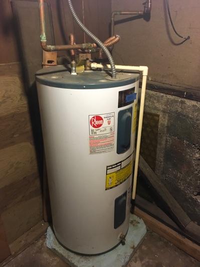 1. Water Heater Condition Heater Type: Electric water heater. 50 gallons Plumbing/Water Heater 3 2.