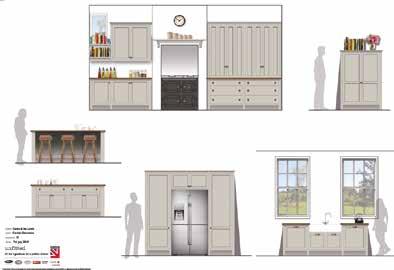JUNE 8 Mark visits Karen & Ian in Buntingford - discuss design and layout, finalise cabinet sizes and specifications.
