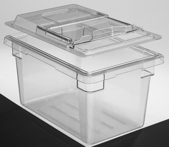 CAMWEAR FOOD STORAGE BOXES ELIMINATE THE HAZARD OF CROSS CONTAMINATION Extend the freshness of ingredients and eliminate points of cross contamination by transferring product into food boxes at the