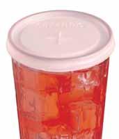 CAMBRO TUMBLERS AND DISPOSABLE CAMLIDS Disposable lids fit tightly on Cambro tumblers,