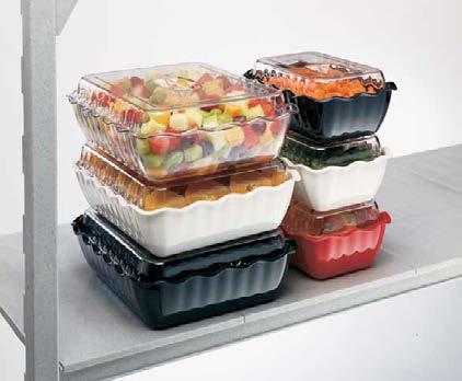 DELI CROCKS & PLATTER Prep, store and serve all in one with contemporary style at an economical price.