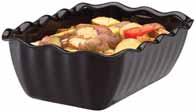 Lid can be used as a riser to provide additional height on the buffet table or in a deli display case.