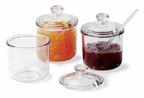 CAMWEAR SHAKERS / DREDGES & CONDIMENT JARS Camwear Shakers / Dredges A staple in the kitchen, at the condiment station or on the dining table.