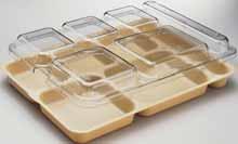 Locking ridges on top of cover and bottom of tray ensure more secure stacking. Camwear Color: Beige (133). Lid Color: Clear (135). Co-Polymer Colors: Teal (414), Brown (167), Tan (161).