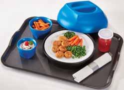 MEAL DELIVERY WARE SYSTEM THE HARBOR COLLECTION Attractive design provides a pleasant dining experience.