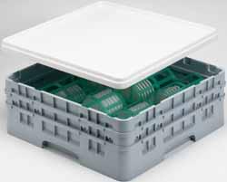 CLRWSR36 is covered under U.S. patent D 617,069. Full Rack Cover not NSF certified. Visit www.cambro.com/savemoney for a Customized Savings Calculator! Dishwasher safe. Made of durable polypropylene.