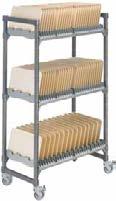 CAMSHELVING HYGIENIC DRYING RACKS Keep tray line and warewashing areas organized and prevent wet stacking by storing newly washed products upright for faster drying before storing.