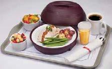 CAMWEAR NON-SLIP TRAY Ideal for healthcare patient meal delivery and in high-traffic cafeterias. Scratch-resistant, made of durable Camwear.