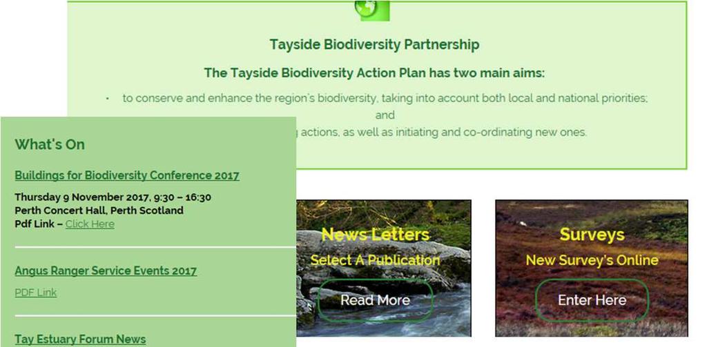 The Care Inspectorate: Making Links with Local Nature Organisations The Care Inspectorate is the only public body that is not a local authority that reached out