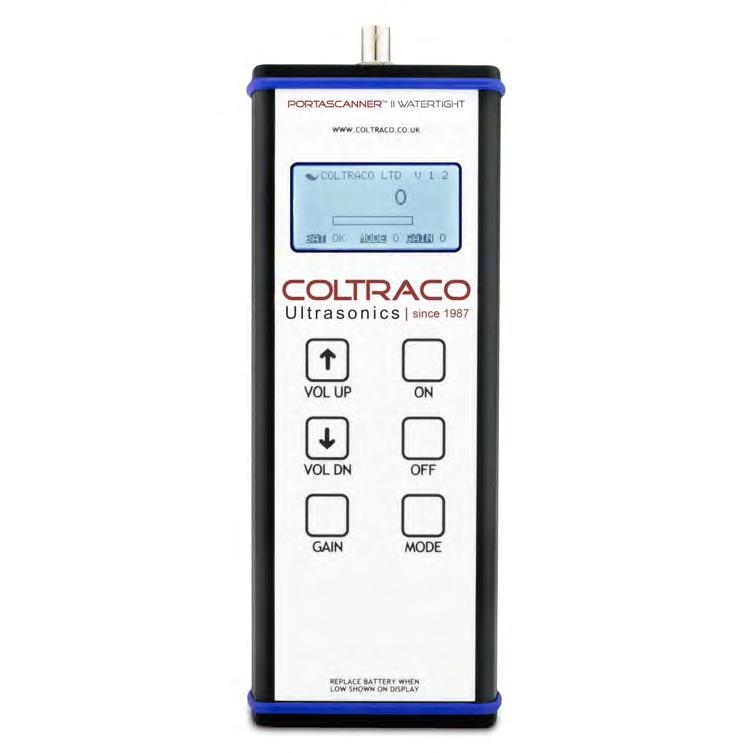 HOW PORTASCANNER WORKS TECHNICAL SPECIFICATIONS PORTASCANNER RECEIVER Extension Rod Connector LCD Visual Display PORTASCANNER RECEIVER Output 1 watt (maximum) audible signal (via calibrated