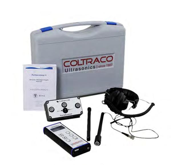 KIT CONTENTS READY-TO-GO PACKAGE Operating Instructions, Calibration Certificate, Training DVD Portascanner TM Generator