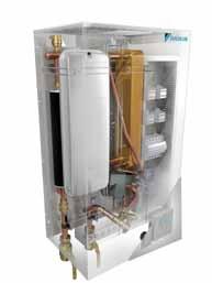 temperatures with heat pump operation only Up to 60-80 C** tank temperatures with a back up heater High hot water volumes: 300l at 40 C, enough for 6