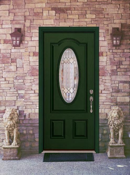 STANDARD SPECIFICATIONS: Unfinished Prehung Door - Ready to Paint Left or Right Hand Inswing 49/16" Primed Wood Jamb Double Bore Brickmold Doors with Sidelites: Come with a continuous head & sill