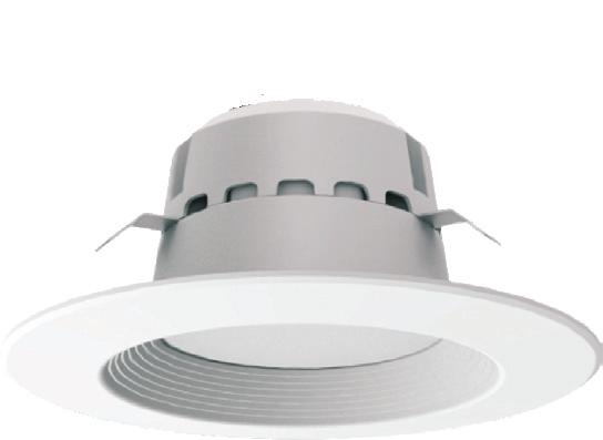 ++ Hybrid design can be used as a retrofit or as a new construction recessed fixture.