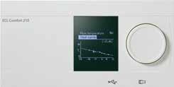 ECL COMFORT 210 ECL COMFORT 310 Stand-alone controller for multiple heating and cooling applications with up to 2 circuits 2 control circuits + thermostatic function Intelligent ECL Application Keys,