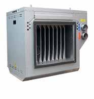 high-efficiency air heater (> 106% efficiency) C Gas-fi red air heater