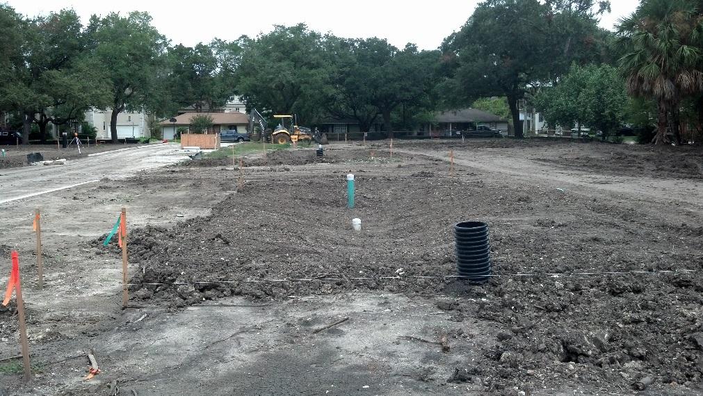 Builder Completes Surface Pond