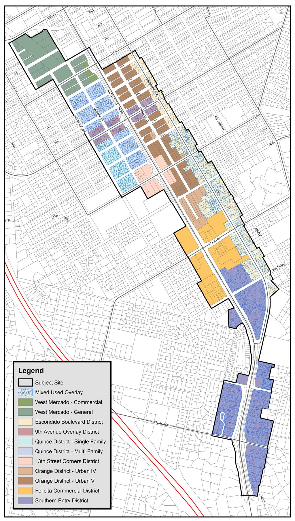 1.3 SPECIFIC PLAN OVERVIEW The South Centre City Specific Plan serves as the document that will guide future development and land uses within South Centre City.