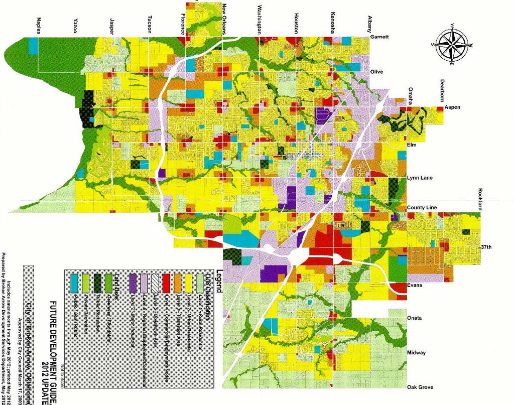 PROPOSED SCENARIO CONCEPT Proposed Scenario does Serve as a framework for developing the future land use map Identify general character of future development patterns Identifies areas to