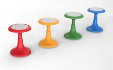 MOOVE STOOL The durable polypropylene Moove stool is perfect for just perching or sitting comfortably upright for longer periods.