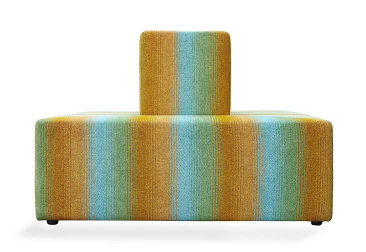 OFFICE LINE SOFT FURNISHINGS ISLAND OTTOMAN A generously-sized ottoman suited to island locations and perfect for waiting areas with a high traffic flow.