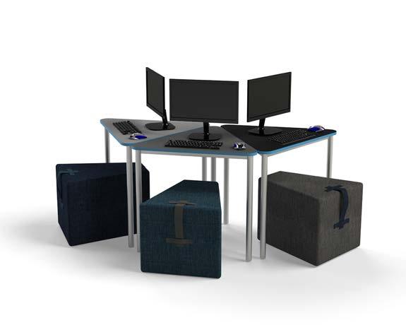 OFFICE LINE SOFT FURNISHINGS SHIFT OTTOMAN Ideal for any dynamic learning environment or adaptable spaces as the handle makes these ottomans easy to Shift around.