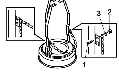 Align holes in Wheel Bracket (K) with corresponding holes in Base (J), and insert 4 - M6x15 Screws through holes and secure with 4 - M6 Nuts. Repeat with second Wheel Bracket.