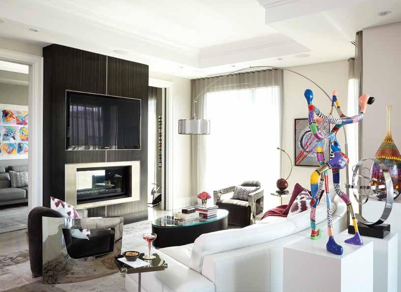 Objet d abode Experienced nesters transform a condo into their dream home By LESLEY YOUNG Photography: ARSTEA RZAKOS STYLNG: CHANELE COTE f you d asked these two empty nesters where they thought they