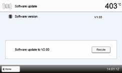 5.4.5 Software update Software updates can be easily installed on the furnace by means of a USB stick. A USB stick, which contains a current software file (e.g. P710_V1.10.iv) is required.