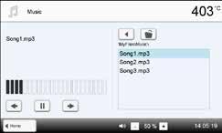 4. Adjusting the playback volume The corresponding button is used to adjust the volume of the playback.