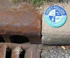 MARKING INSTRUCTIONS Catch basins may be marked with a placard or painted using a stencil.