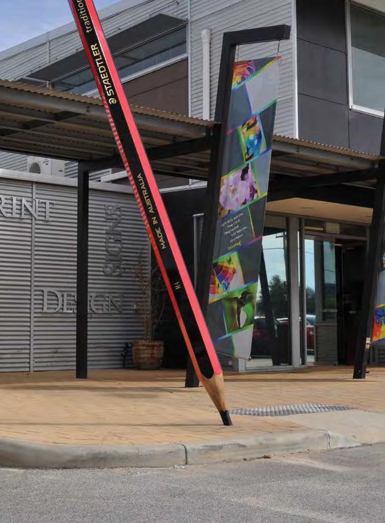 2016 Silver Award, Project: HB Pencil Category: Sculpture This metal sculpture is one of our on-site concepts for our street art / street furniture range.