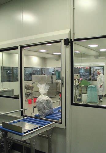 The practical solution: The media panel integrated in the clean room ceiling Cleaning assembling packing Precision