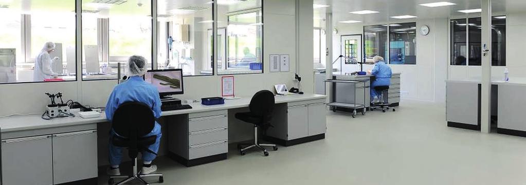 Clean room for biomedical engineering Clean room for pharmaceutical applications A place of purity The design of clean