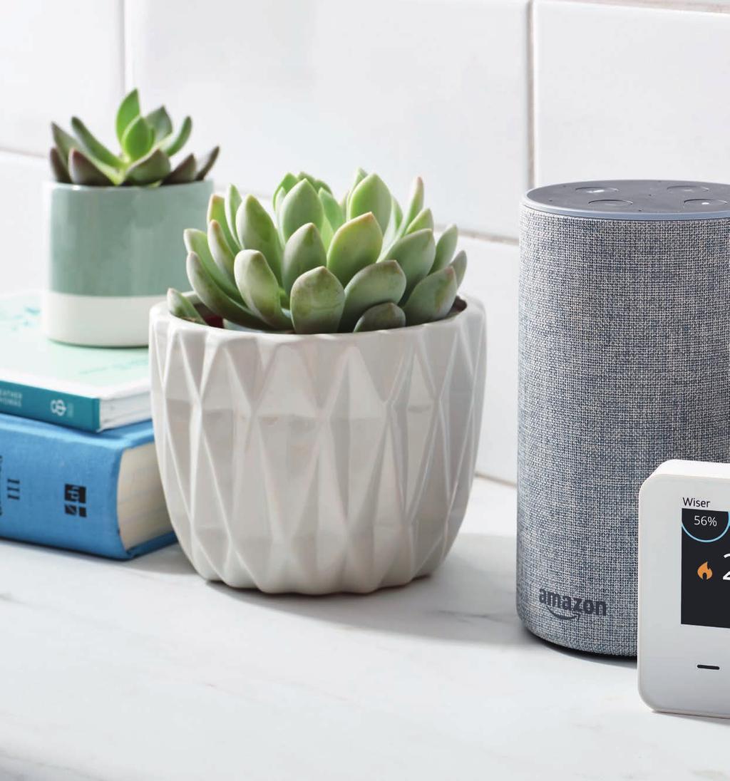 Wiser Smart Home Alexa, set the living room to 20 degrees The clever features of your Wiser system can be enhanced further with geofencing via IFTTT integration.