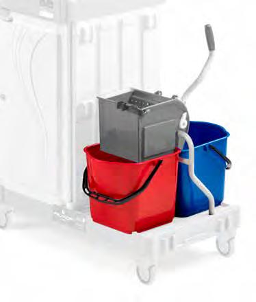 effective charging of mop because cleaning solution bucket