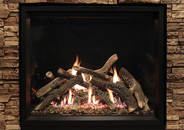 TruFlame Technology Renegade 36 Clean Face Direct-Vent Fireplace Ceramic Glass: 31 ¾ x 28 3/8-in, Venting: 5 x 8 Top Vent Only, 12-in rise before horizontal Order by complete Part Number Includes: