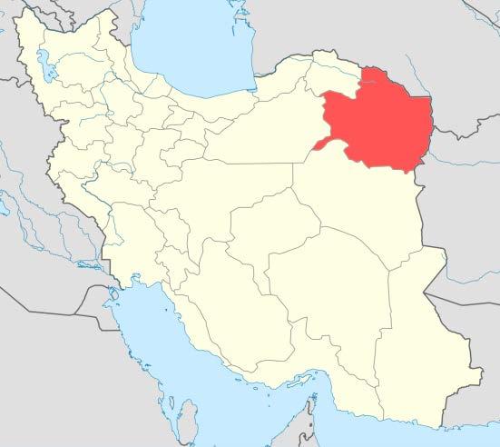 Khorasan, Fars and Khorasan Razavi are ranked as the fist, second and third