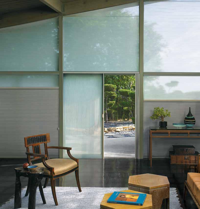 A commitment to energy-efficient window fashions. In 1985 Hunter Douglas introduced Duette, the original honeycomb shade. It was a breakthrough in energy efficiency.