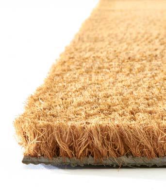 Coir entrance mats Fully washable Hard wearing and durable Retaining