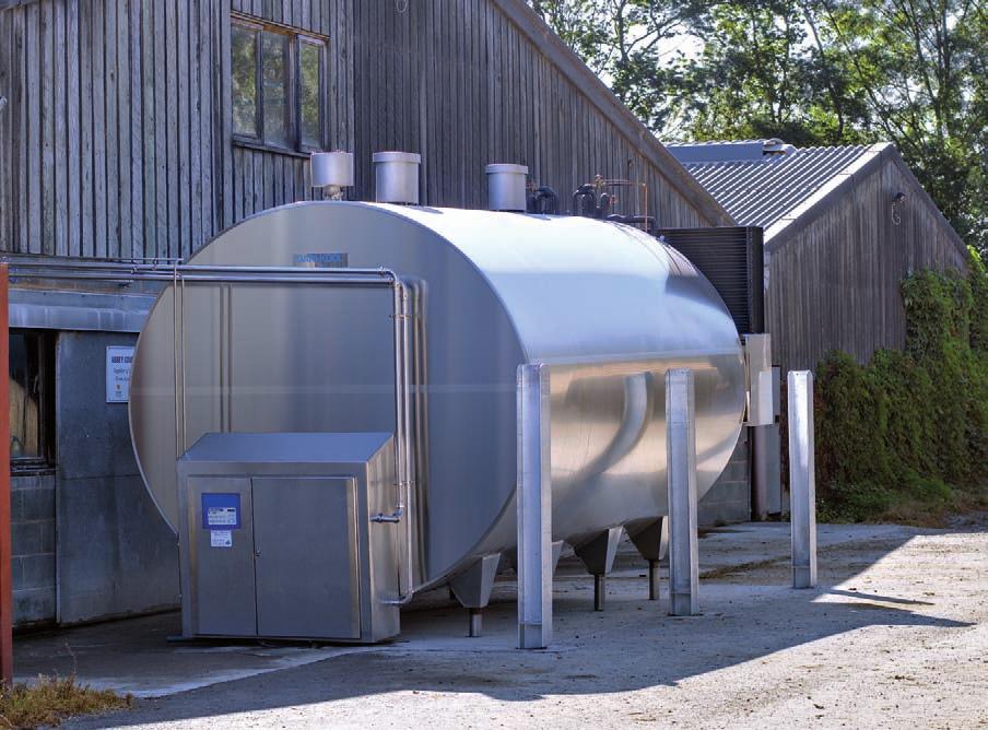 Outdoor Solutions Hi-KOOL - Vertical Milk Tank Fabdec s vertical milk tank Hi-KOOL is an additional option when storage space is limited.